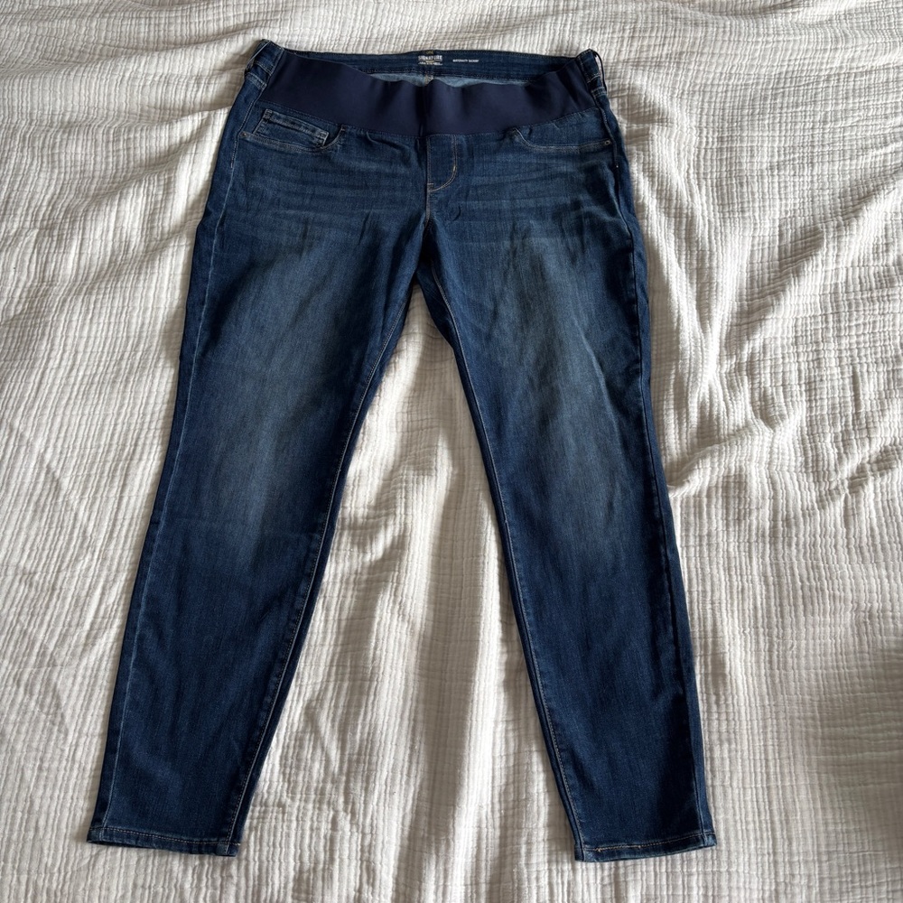 Levi’s Maternity Blue Denim Skinny Jeans